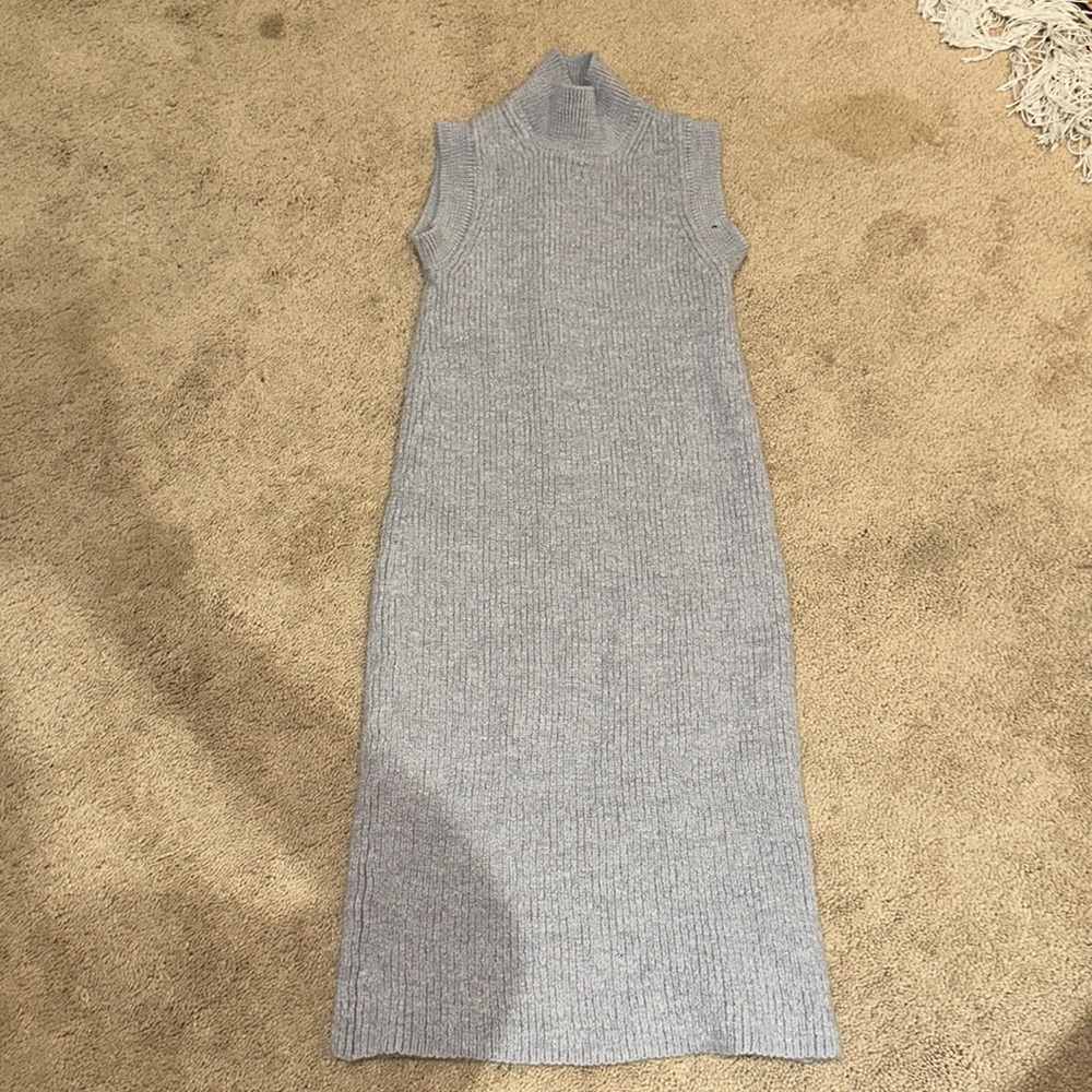 Light grey Aritzia mini dress (aesthetica dress)